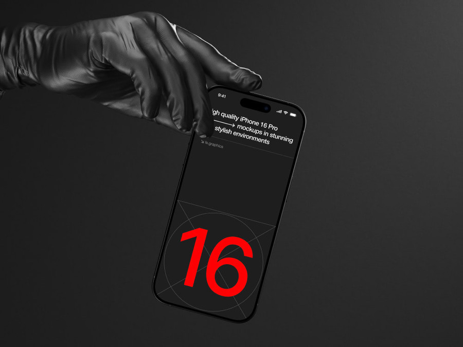 苹果iPhone 16 Pro手机样机模版05